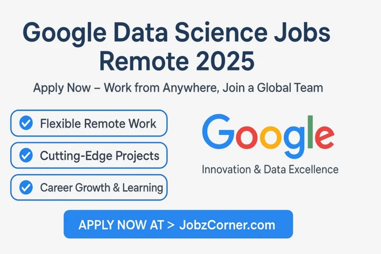 Google Data Science Jobs Remote with Career Growth Opportunities